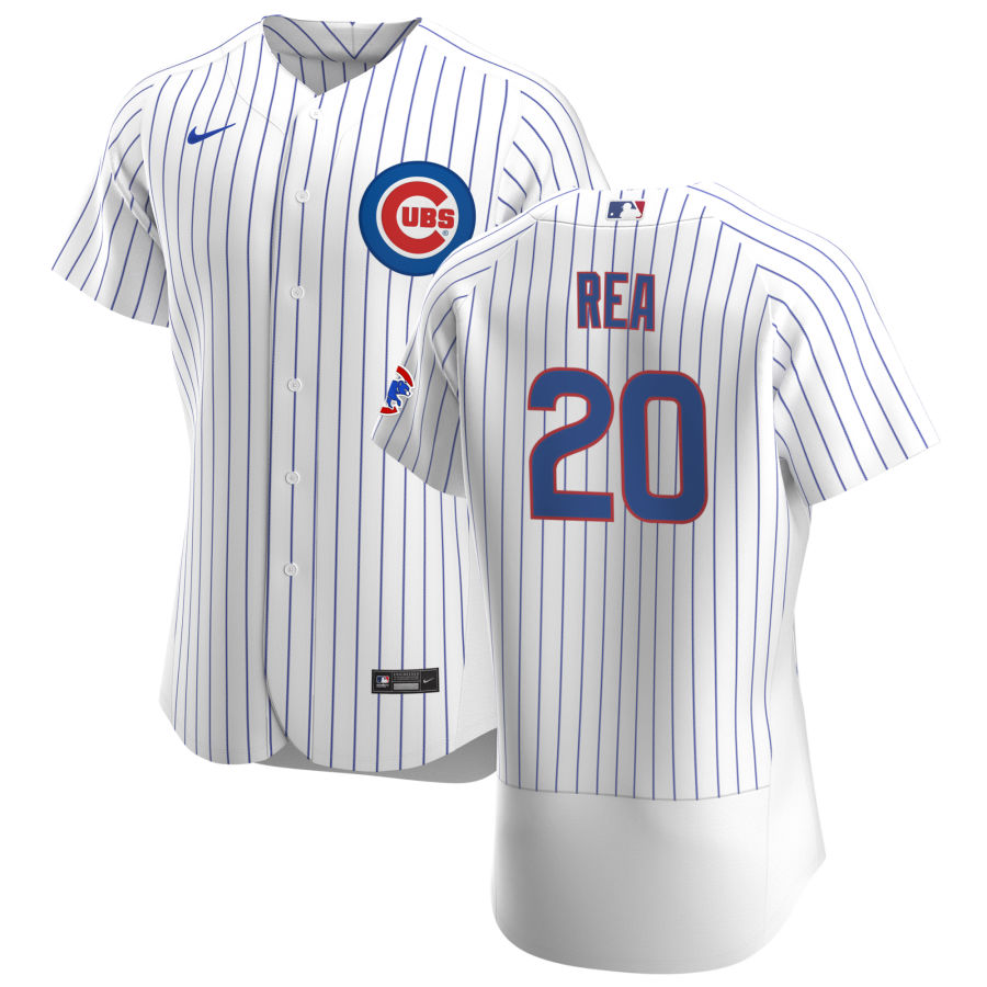 Chicago Cubs 20 Colin Rea Men Nike White Home 2020 Authentic Player Jersey
